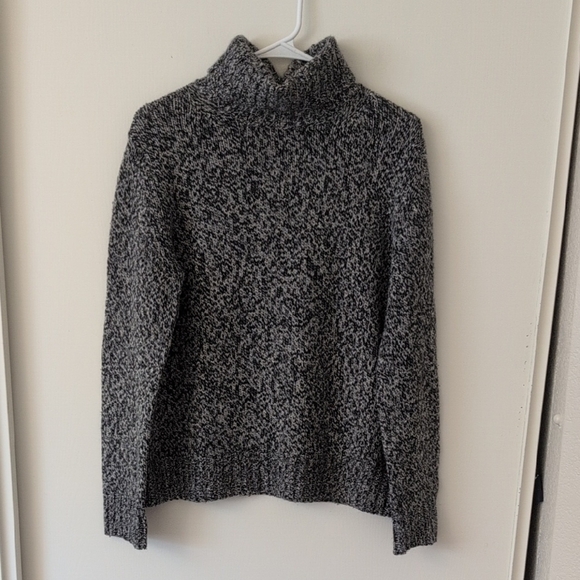 Vintage The Limited Womens Medium Wool Blend Turtleneck Sweater Black Classic - Picture 1 of 7